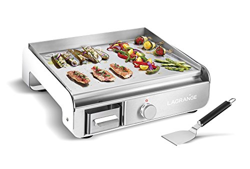 Lagrange 219004 Plancha Pro Blanche , 2300W
