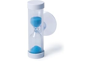 BEGOON Set di 2 – Clessidra spazzolatura dei denti – Timer 2 min – Bambini (blu)