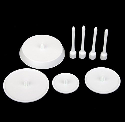 ZHJZ Sugarcraft Decorating Tool Cupcake Mold Stand Icing Cream Flower Nails Set