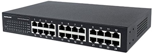 Preisvergleich Produktbild Intellinet 24-Port Fast Ethernet Switch Desktop / Rackmount schwarz 560924