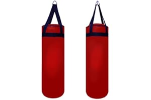 TECNOFIT - Sacco Boxe Bambini Leather Pro Kid Vuoto 5-10-20 kg in Ecopelle - Sacco da Boxe per Bambini - 75 x 25 cm