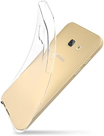 Samsung Galaxy A3 2017 case clear (5.2") Azorm Crystal Edition Thin TPU Silicone Phone Cover, Ultra Clear Anti-Slip and Anti-Scratch Bumper - Transparent