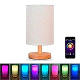 Material del cuerpo: ABS Lámpara Elegante De Control Remoto Inalámbrico De Madera De La Luz Del Escritorio Del Led Wifi Para El Dormitorio Del Dormitorio Del Estudio