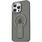 GGM GİYİM &amp; AKSESUAR iPhone 14 Pro i&ccedil;in Magsafe ile Uyumlu Arkası Mat Yapıya Metal Kamera &Ccedil;er&ccedil;eveli Ultra G&uuml;&ccedil;lendirilmiş A&ccedil;ıl