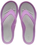 Material: Croslite crocs Unisex-Erwachsene Swiftwater Flip Women Zehentrenner, Violett (Violet/Pearl White 5pd), 38/39 EU