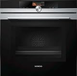 Siemens iQ700 Einbau-Elektro-Backofen mit Mikrowelle HM636GNS1 / Edelstahl / A+ / varioSpeed / coolStart-kein Vorheizen / cookControl Plus vollautomatisches Braten