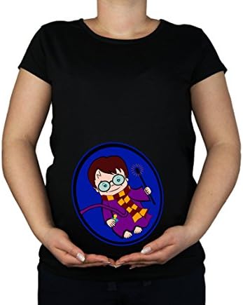 Colour Fashion Maternity Soft Touch Peek A Boo Harry Potter Cotton Print Top 0027