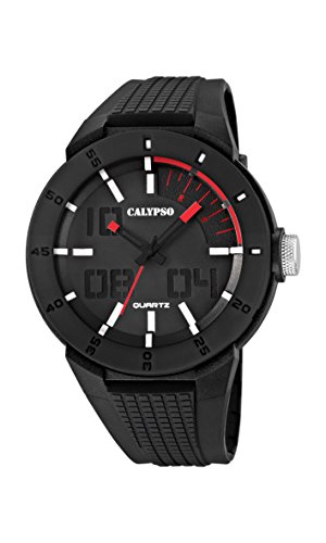 Calypso watches K5629/2 - Reloj de Pulsera Hombre, plástico, Color Negro