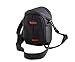 Produktbild Black Soft Nylon-Schultertasche Bridge Kameratasche für Canon PowerShot G1 X, G15, G16 SX500IS SX510HS G1 X Mark II, SX400IS SX170IS XS700HS; Nikon Coolpix S31 L810 L620 L610 L320 S30 L330 S32 P7800 P7700 L310/S9050/S9700; Olympus STYLUS XZ - 1, XZ - 2 SZ - 15 SH - 50, SP - 620UZ/SP - 720UZ/SP - 810UZ, SZ - 30MR/SZ - 31MR, STYLUS 1, SH - 1 SZ XH - 60-17; Panasonic LUMIX LX7, DMC-FZ62, DMC-LZ20, LX100 FUJI FinePix F900EXR/F800EXR/F770EXR/F750EXR/X-E1/X100S, X20 XF1 X20 X100S S8600 X100T X 30, Pentax Ricoh GXR G700 MX - 1 WG-Smart M1, Samsung NX2000, NX1100, NX1000, NX210, SONY Cyber-Shot RX1 DSC-RX100/HX50, HX50, H200 QX10 QX100 RX100, RX100II/RX100III QX30 ILCE-RX1R QX1, POLAROID, iS2132, Sigma DP1 DP2 DP3 Ricoh G700 GR Sigma DP2 Quattro;