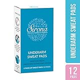 Sirona Disposable Underarm Sweat Pads for Men and Women - 12 Pads Sirona Disposable Underarm Sweat Pads for Men and Women - 12 Pads
