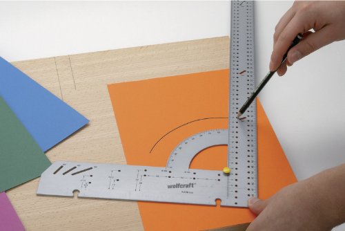 Wolfcraft 5205000 Universalwinkel, Länge 300 mm mit wechselbarem Kunststoffanschlag 200 x 300 - 9