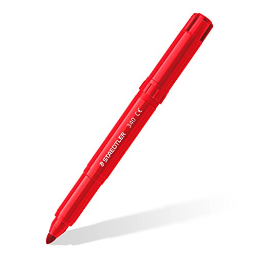 Staedtler 340 WP12 Jumbo Fasermaler Noris Club (stabile, eindrucksichere Spitze, Tinte mit Lebensmittelfarbstoffen, auswaschbar, Strichbreite: 3,0 mm, Etui mit 12 farblich sortierten Jumbo Fasermalern) - 2