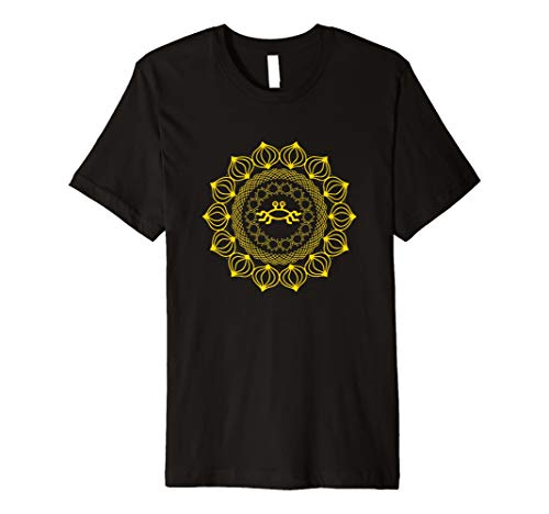 Official - Church of the Flying Spaghetti MonsterMANDALA Funny Pastafarian FSM T Shirt - GOLD T-Shirt
