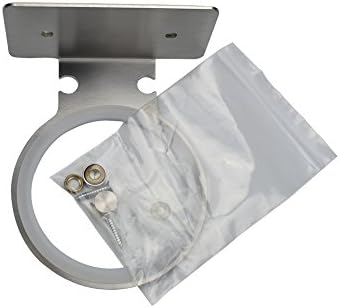 HGHMLIFE Hairdryer Holder Stainless Steel Wall Mounted Hair Dryer Storage,Self-adhesive or Drilling