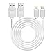 Produktbild Generic 6 Feet 2 Packs IPhone Ladekabel, Lightning auf USB Kabel für iPhone 7 7 Plus 6s 6 Plus 5s SE 5c 5, iPad mini, iPad Air, iPad Pro, iPod touch, Weiß