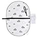 Produktbild Urine pad Portable Diaper Changing Mat,Gray Clouds On White Mattress Sheet Protector Pee Pads Urine Mat Menstrual Pads for Baby and Adults