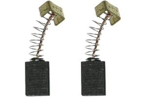 2x Trade-Shop Motorkohlen Kohlebürsten Schleifkohlen 5x8x12mm kompatibel mit Einhell HEC 551 Heckenschere, Royal HEC 551 / mit Auto-Stop