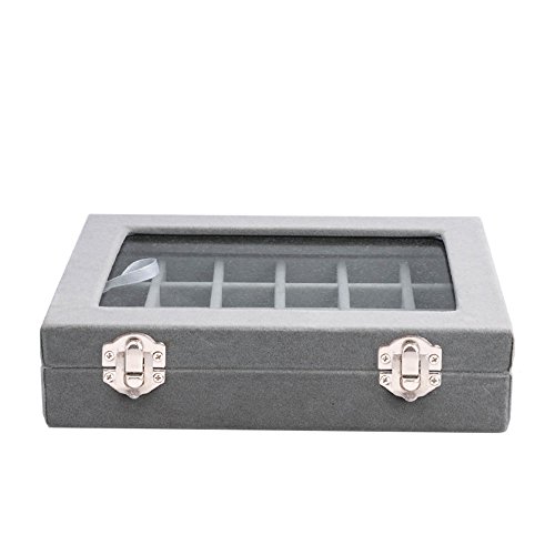 Meshela Neu 24 Fächer Damen-Schmuckkasten Schmuckkoffer Schmuckständer Aufbewahrungsbox für Schmuck - 3