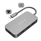 Dodocool: tanti prodotti in sconto nella settimana del Prime Day 3 dodocool Hub USB C 6 in 1 con Power Delivery di Tipo C Porta di Uscita Video HD 4K Adattatore Ethernet Gigabit e USB 3.0 SuperSpeed 3 porte per MacBook/MacBook Pro/Google Chromebook Pixel Grigio Scuro
