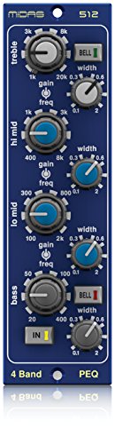 Midas PAR*** EQ 512 Paramétrico Ecualizador 512 500 Serie 4 Banda Completamente Paramétrico Basado en Midas Heritage 3000