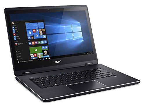 Acer 14 inches Convertible Notebook R5-471T Intel i3 6100U 8 GB 128GB SDD Touchscreen Windows 10 Black
