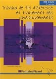 Image de Travaux de fin d'exercices et traitement des investissements BTS CGO 1re année