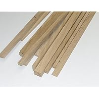 10 Bastelleisten Vierkantstäbe Eiche 1 Meter lang, sägerau, Modellbauleisten 20 x 16mm