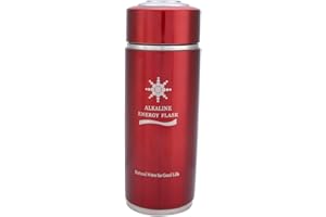 EVONECY Bouteille Alcaline, Bouteille Nano Balance, Gobelet Flacon Nano Tasse Maison pour Cuisine Pichet Votre Bouteille(rouge)