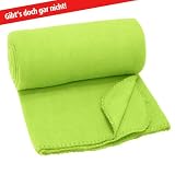 ROLLER Fleecedecke BASIC – grün – 130×160 cm - 2