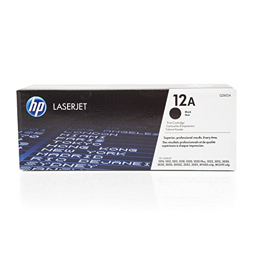 Original Toner passend für HP LaserJet 1018 HP 12A Q2612A – Premium Drucker-Kartusche – Schwarz – 2.000 Seiten - 2