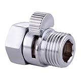 KES K1140B Shower Head Shut-Off Valve Solid Brass with Short Switch, Chrome