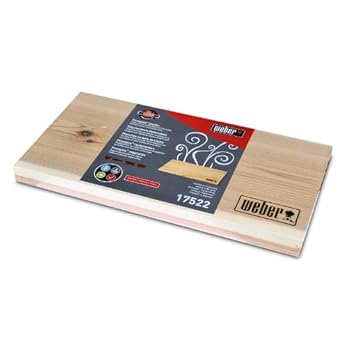 Weber Holzplanke Zedernholz 2 Stck Braun 30 X 15 X 1 Cm 17522