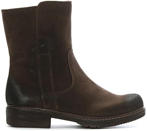 Shoon Brown Suede Distressed Ankle Boots 39 Brown Leather