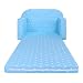lulando Pull-Out Sofa Bed for Children Oeko-Tex Standard 100 certified, Two Decorative cushions White Stars / Blue