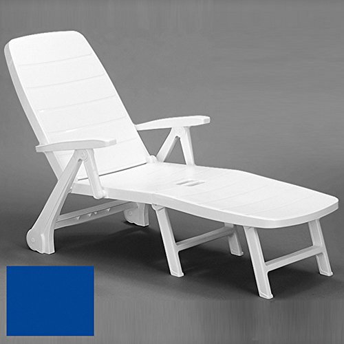 Preisvergleich Produktbild Klapp-Rollliege ''Roma'' blau