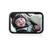 Produktbild amzdeal Rücksitzspiegel für Babys, bruchsicherer Spiegel für Auto Baby mit großem Sichtfeld, Babyspiegel ohne Einzelteile/Schrauben, 360° schwenkbar, Größe 300 x 190 x2,8mm