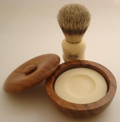 Progress Vulfix 404 Badger/Bristle shaving brush & shaving bowl