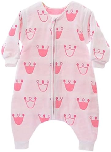 Baby Sleeping Bag WITH FEET and REMOVABLE SLEEVES 2.0 Tog PINK PRINCESS 12-18 months