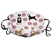 Produktbild Shiba Inu Dog Dog Dog And Pink Donuts Design - White Anti Dust Mask Anti-Pollution Washable Wiederverwendbar Mouth Masks