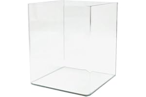 Amtra Nanotank 60 - Réservoir d'Aquarium 60 L - Boîtier en Verre Extra Clair 38 x 38 x 43 cm - Réservoir pour Poissons Rouges Ou comme Réservoir des Tortues pour Tortues d'eau avec Tapis Absorbant