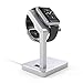 Price comparison product image Satechi Holder for Apple iwatch Watch Series 1, 2 and 3, Aluminium, Loader Station Stand Charging Station with Comfortable Viewing Angle for Apple Watch 42 mm & 38 mm (Silver)