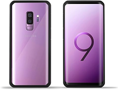 Samsung S9 Case, Samsung S9 Plus Case,MaxiPRO® Slim Shock-Absorbing Protective Case Heavy Duty Scratch Resistant Hard Clear Shell Bumper Case for Samsung S9 Case, Samsung S9 Plus Case 2018 (S9 Plus, Black)