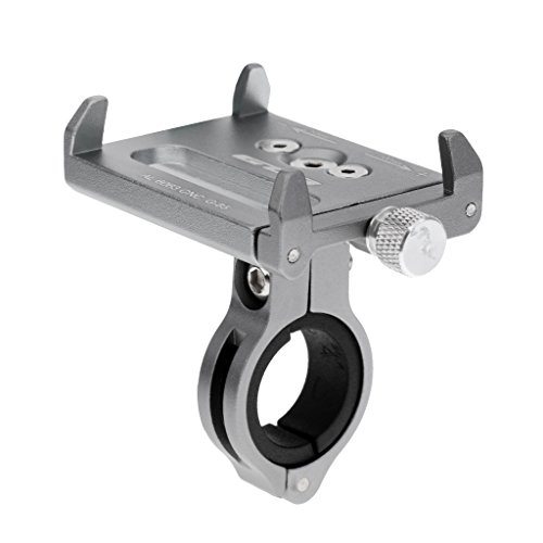 MagiDeal Universal Handy Halterung Drehbar Alu Geeignet FÃ¼r Fahrrad MTB Lenker - Silber