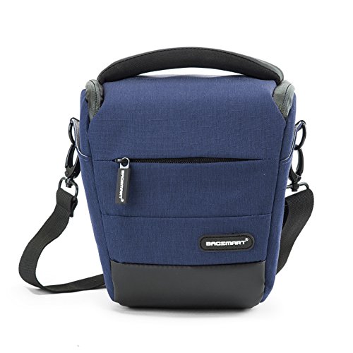 BAGSMART Housse pour Appareil Photo Reflex Compacte Sac    Photo Num  rique Canon Nikon Sony Panasonic- Sacoche d Appareil Photo Reflex en Nylon