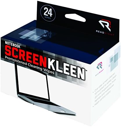 Read Right Notebook ScreenKleen Cleaning Pads, 24 Pads per Box (RR1217)