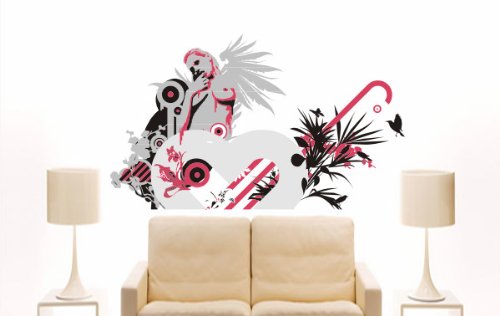 Imagen 1 de Indigos UG MD341 - Vinilo decorativo para pared, 120 x 71 cm