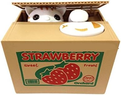 Spiie funny animal money bank box piggy bank coin piggy bank Money Saving Money Box (Cat)