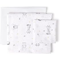 Interbaby - Mini-Ensemble De Draps Pour Berceau, 50 X 80 Cm, 100
