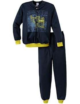 Calida Jungen Zweiteiliger Schlafanzug Around the World Knaben Pyjama Bündchen
