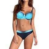 MRURIC☀ bademode Damen Bikini Damen Set schwarz Badebekleidung Gepolsterter Push-Up-BH für Damen Bikini-Set Badeanzug Badeanzug Bademode Beachwear Strandkleidung Schwimmen Set badeanzüge